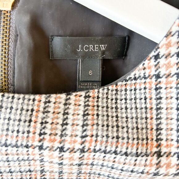 J. Crew Classic Checkered Midi Dress - Picture 8 of 8